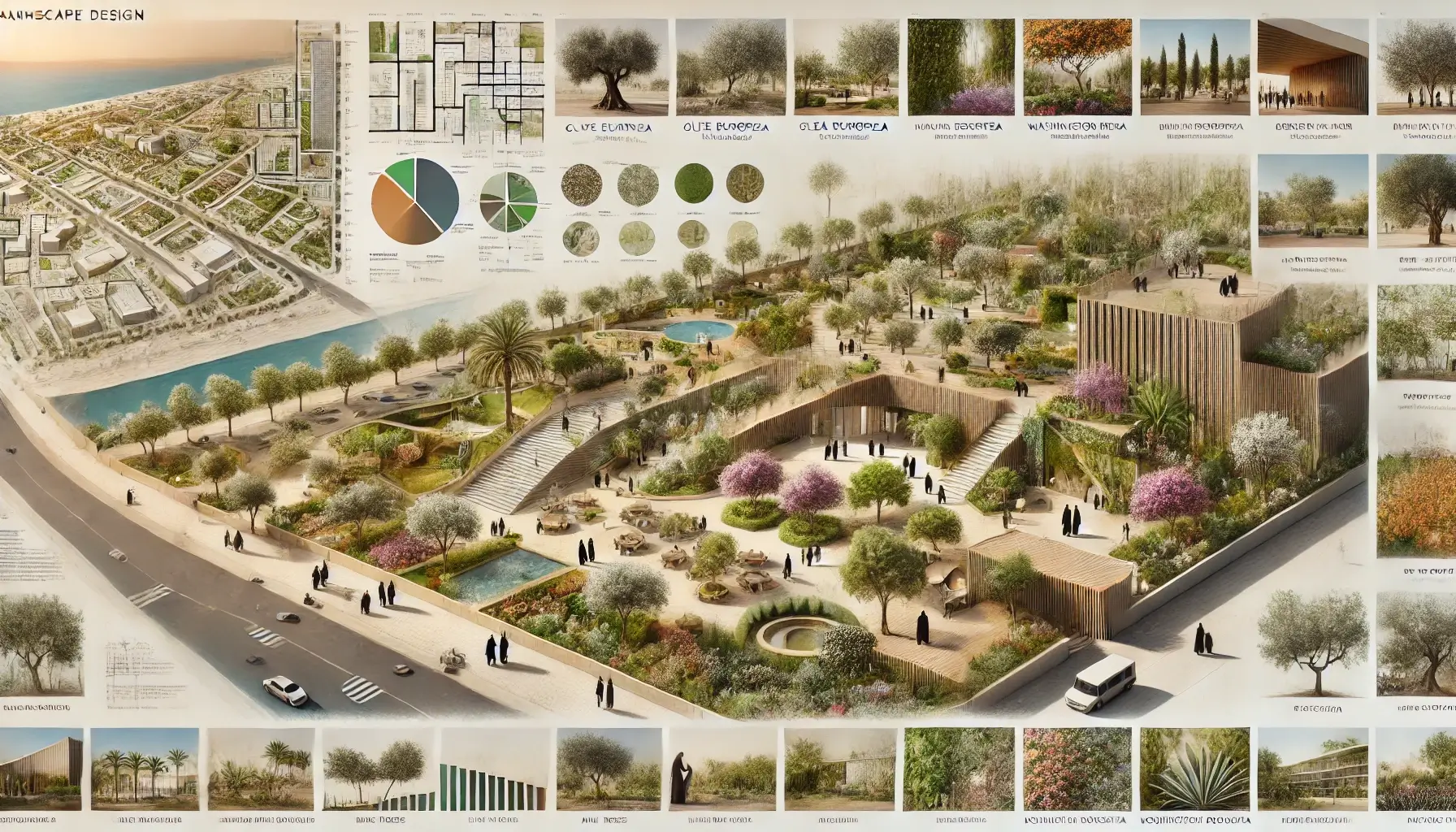 Découvrez notre projet de conception paysagère à Rabat, mettant en avant une intégration harmonieuse entre nature et urbanisme